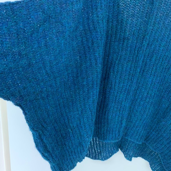 Free People Moonbeam V Neck Alpaca Blend Sweater M NWT - Picture 12 of 13